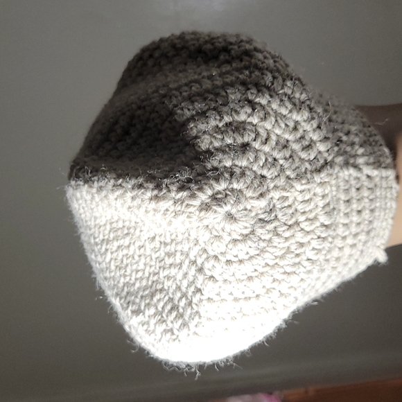 Fisherman 100 % Wool Roll - Up Beanie One Size Color like light beige gray - Picture 3 of 4